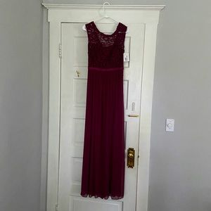 David's bridal bridesmaids dress